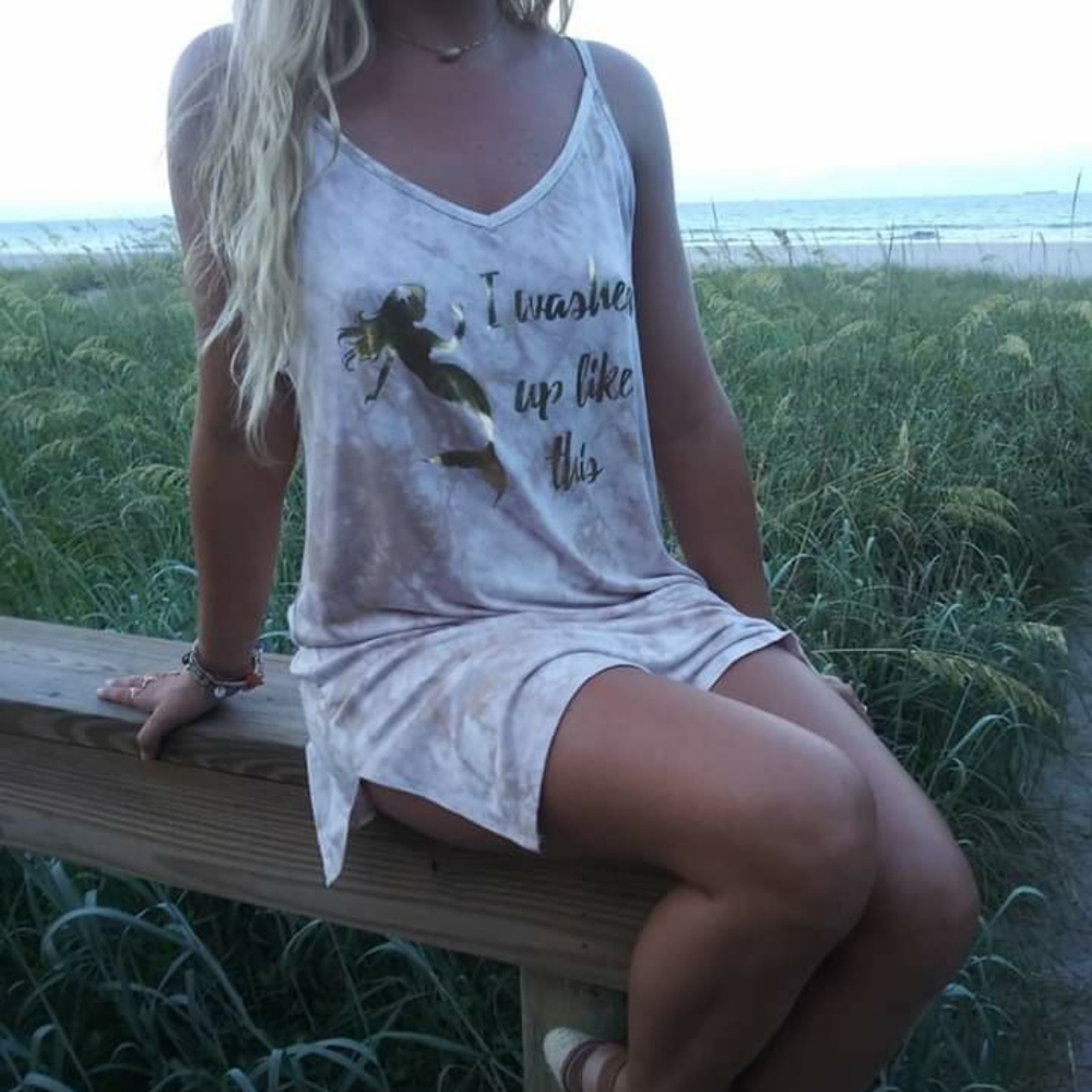 'I Washed Up Like This' Mermaid Dress